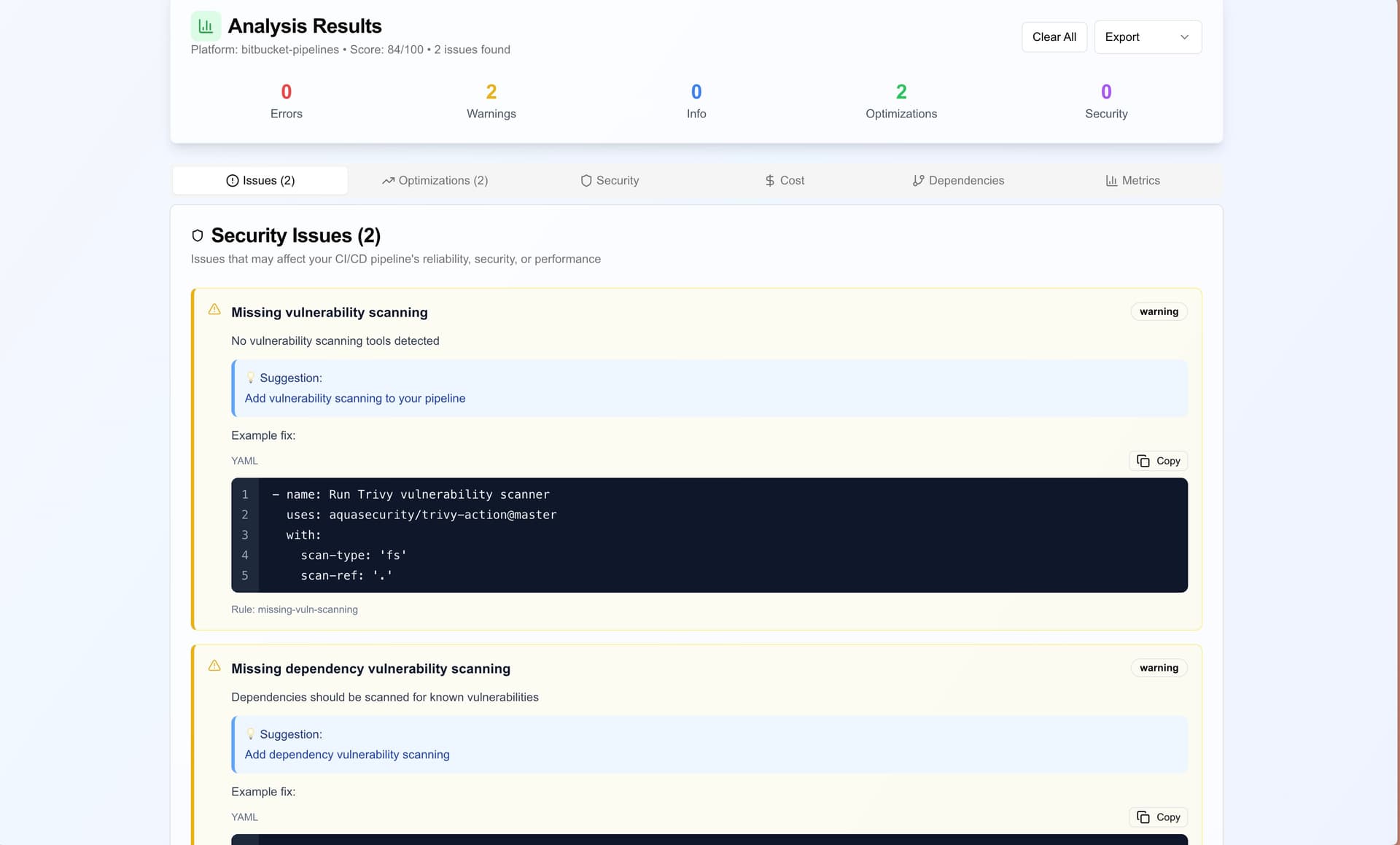 Review CI