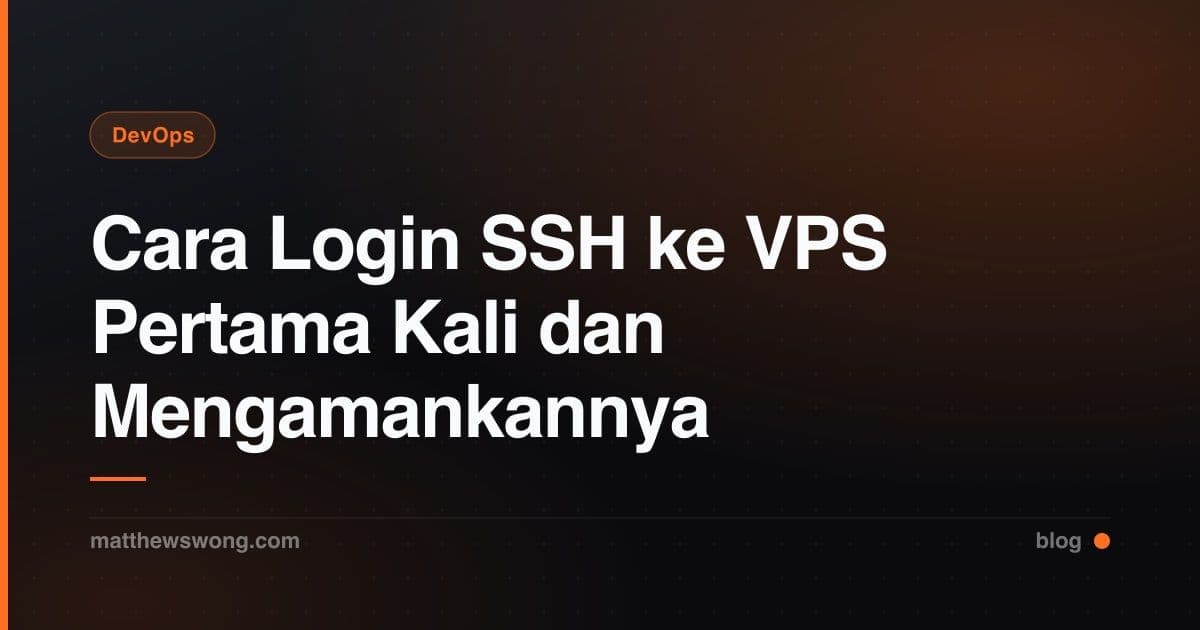 How to Log In to a VPS Over SSH and Secure It (Beginner Guide)