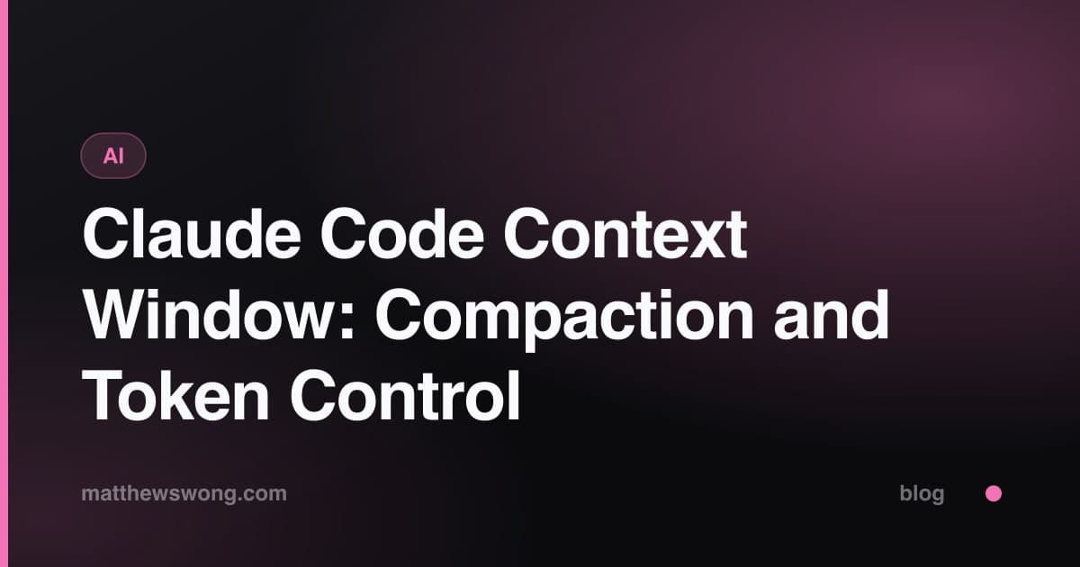 Context Window Claude Code: Compaction dan Kendali Token