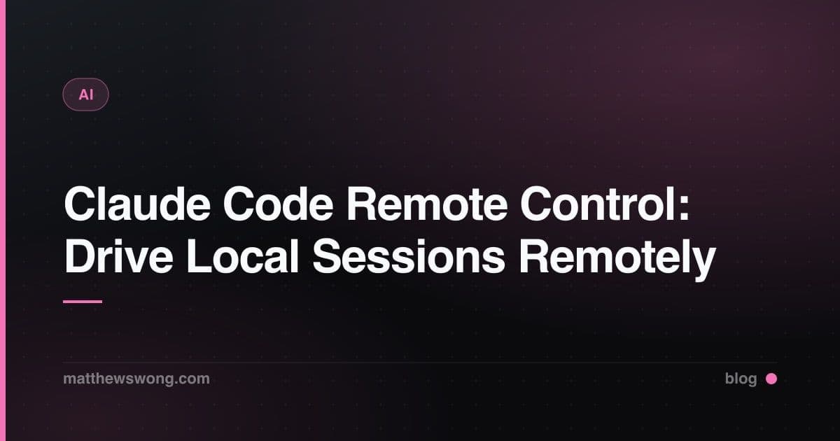 Claude Code Remote Control: Kendalikan Sesi Lokal Jarak Jauh