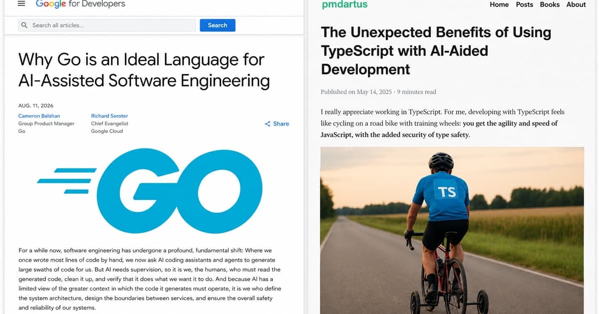 Go and TypeScript: Strict Types for AI-Assisted Coding