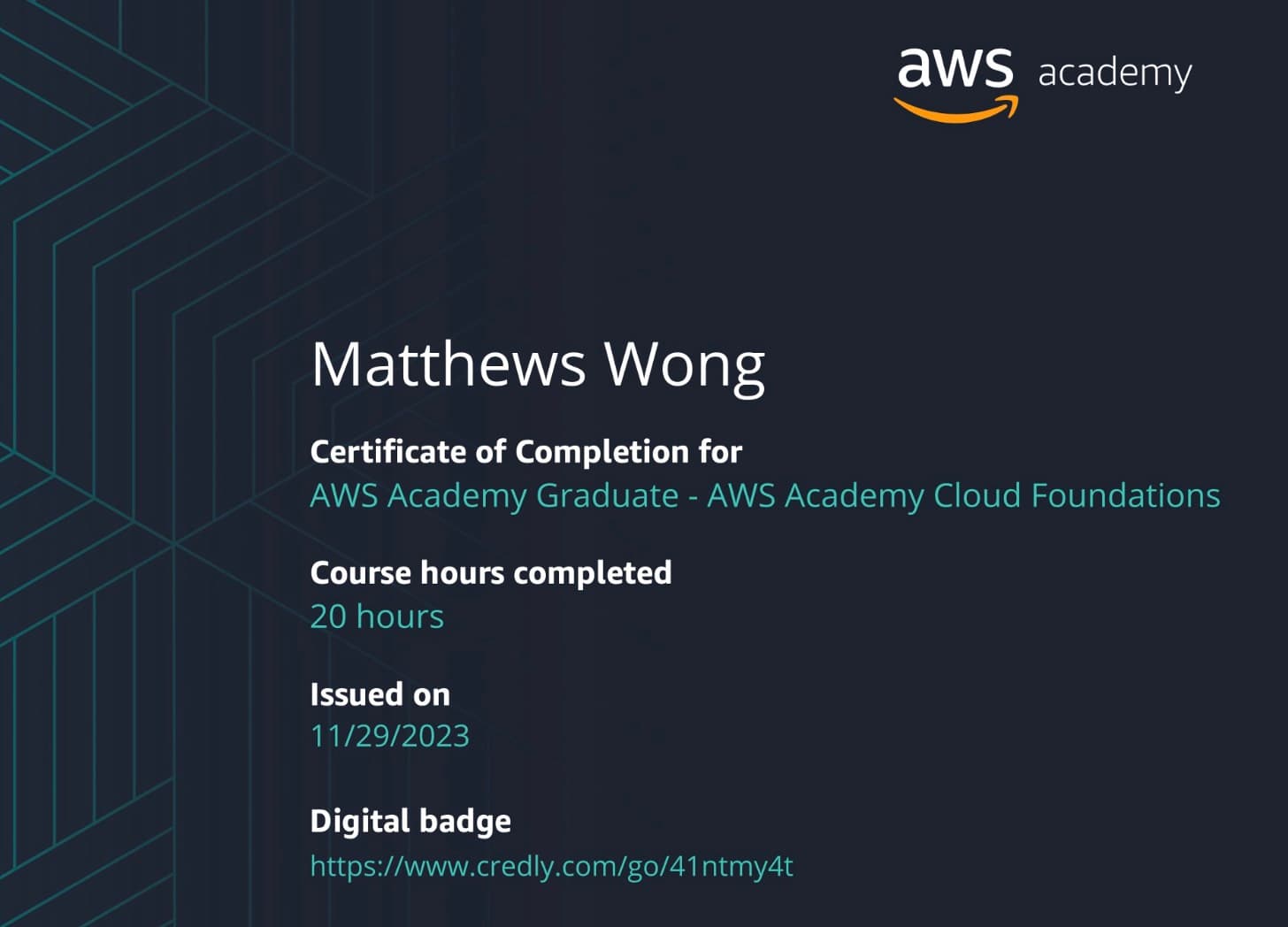 AWS Academy Cloud Foundations