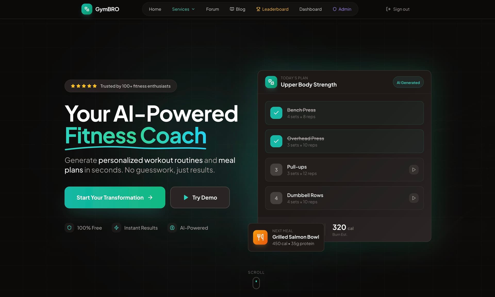 AI Gym Bro
