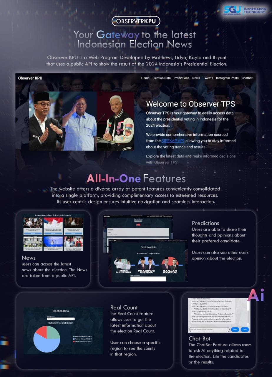 Observer KPU - Election Web App with LLM
