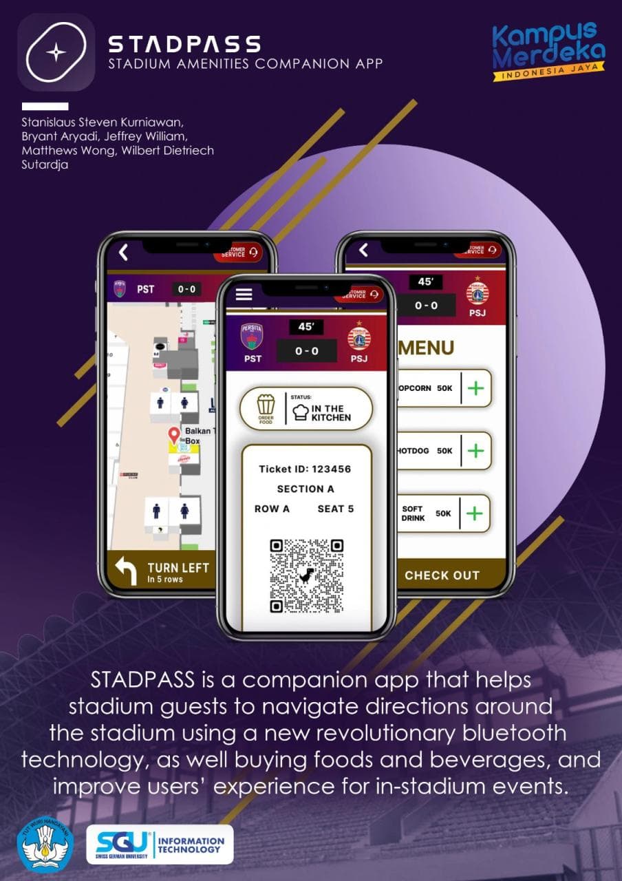 STADPASS - Stadium Navigation App
