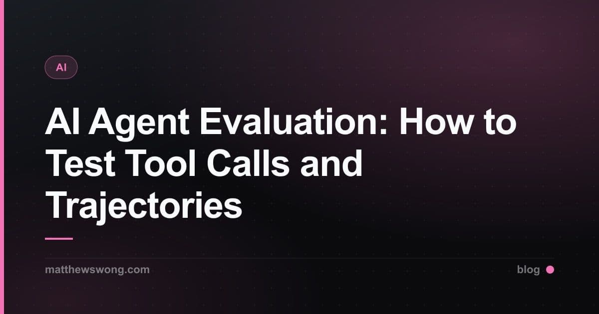 Evaluasi AI Agent: Cara Menguji Tool Call dan Trajectory