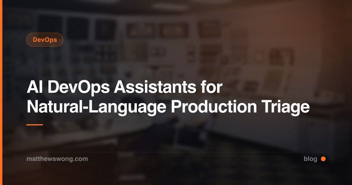 AI DevOps Assistant untuk Triage Produksi Kubernetes