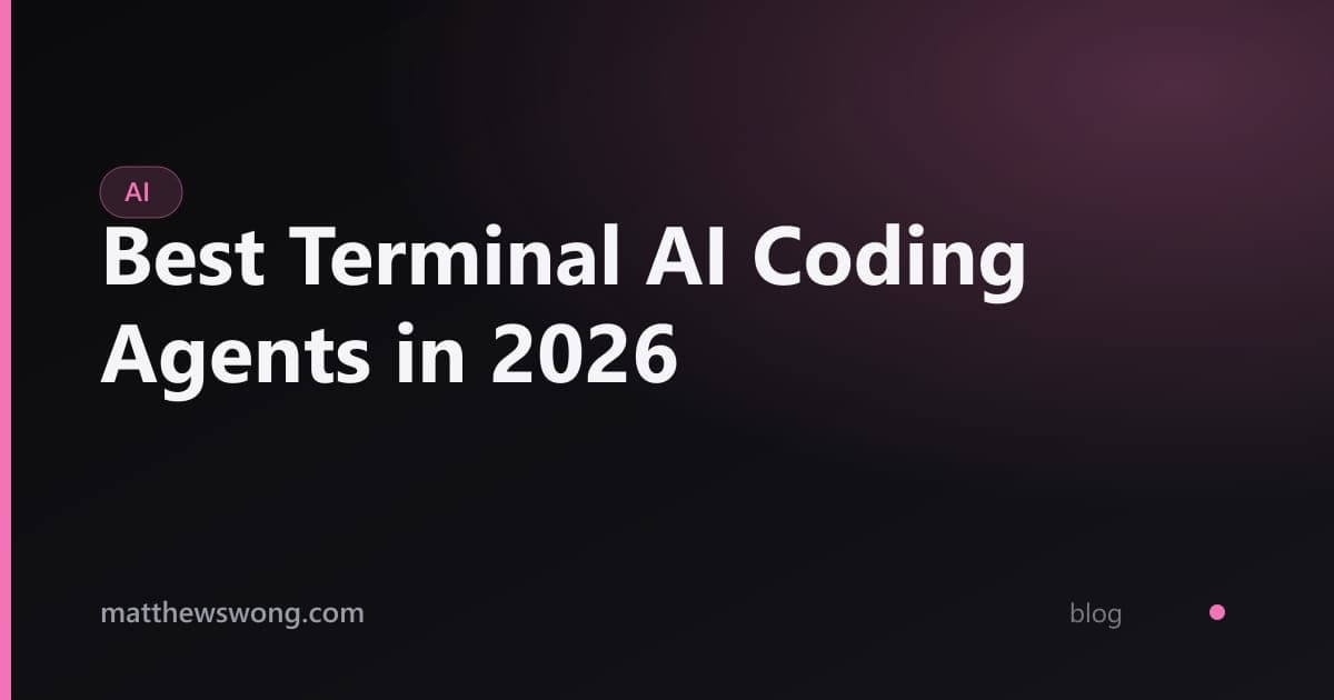 Best Terminal AI Coding Agents in 2026