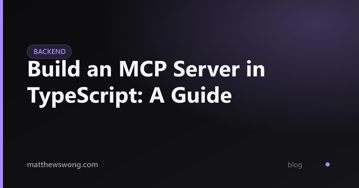 Membangun MCP Server di TypeScript: Panduan