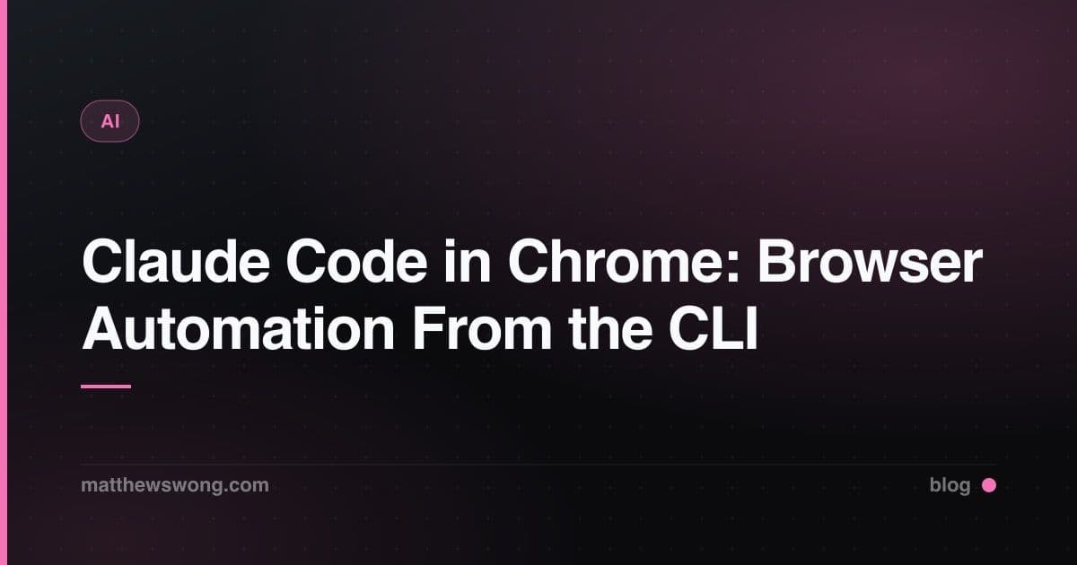 Claude Code di Chrome: Otomasi Browser dari Terminal