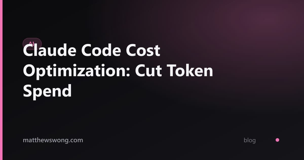 Optimasi Biaya Claude Code: Pangkas Konsumsi Token