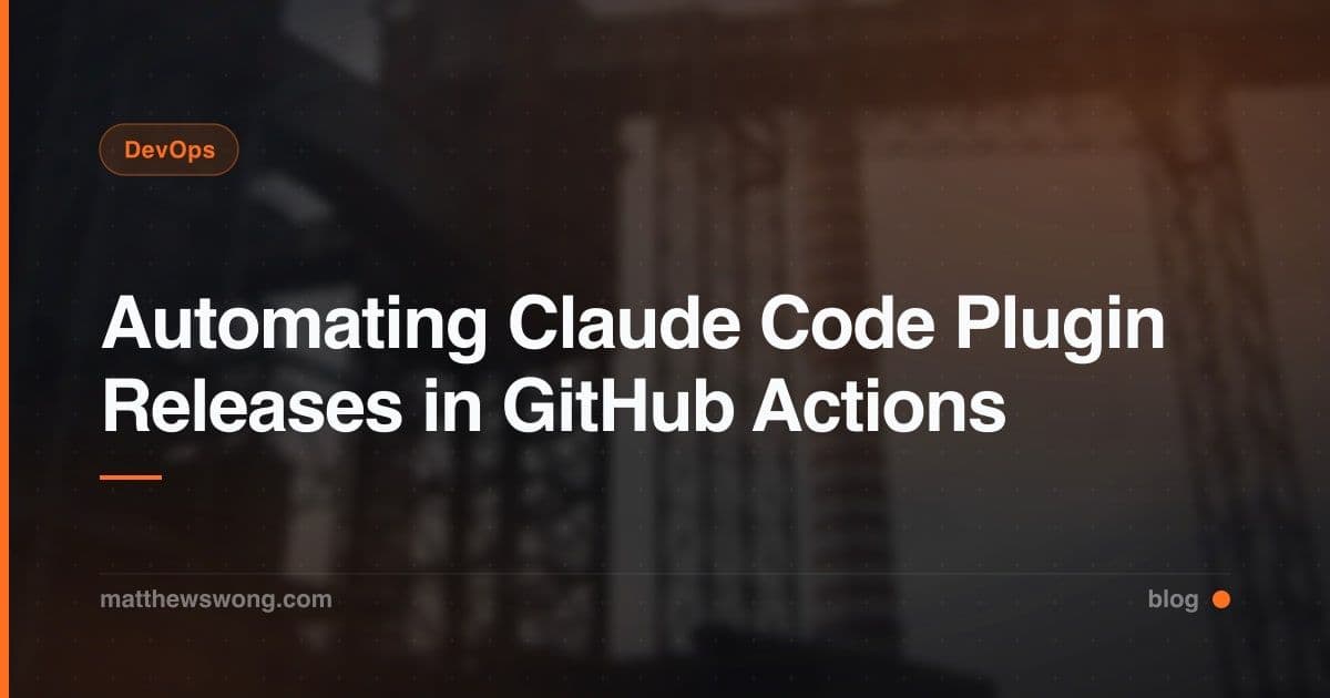 Otomasi Release Plugin Claude Code di GitHub Actions