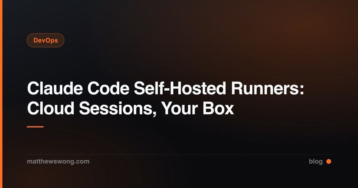 Self-Hosted Runner Claude Code: Sesi Cloud di Mesin Anda