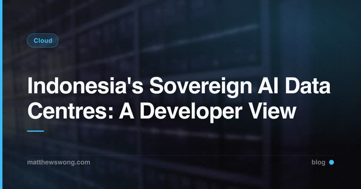 Indonesia Sovereign AI Data Centres: What Actually Changes