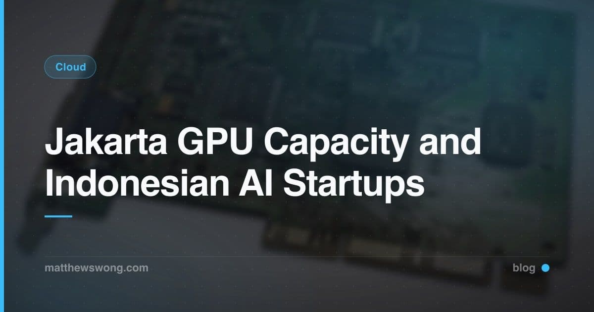 Jakarta GPU Capacity: VRAM Sizing for Indonesian AI Teams