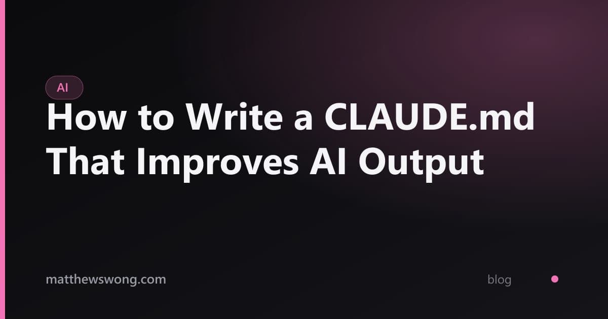 Cara Menulis CLAUDE.md yang Meningkatkan Output AI